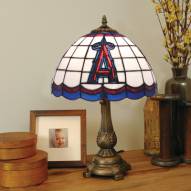 Los Angeles Angels of Anaheim MLB Stained Glass Table Lamp