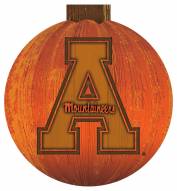 Appalachian State Mountaineers 12" Halloween Pumpkin Sign