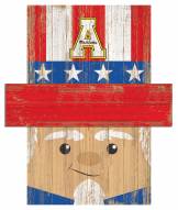 Appalachian State Mountaineers 19" x 16" Patriotic Head