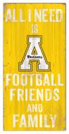 Appalachian State Mountaineers 6" x 12" Friends & Family Sign