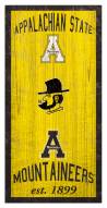 Appalachian State Mountaineers 6" x 12" Heritage Sign