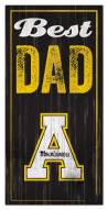 Appalachian State Mountaineers Best Dad Sign