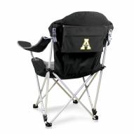 Appalachian State Mountaineers Black Reclining Camp Chair