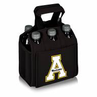 Appalachian State Mountaineers Black Six Pack Cooler Tote