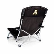 Appalachian State Mountaineers Black Tranquility Beach Chair