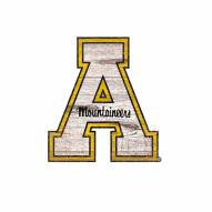 Appalachian State Mountaineers Distressed Logo Cutout Sign