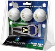 Appalachian State Mountaineers Golf Ball Gift Pack with Hat Trick Divot Tool