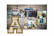 Appalachian State Mountaineers I Love My Family Clip Frame