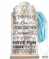 Appalachian State Mountaineers In This House Mask Holder