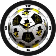Appalachian State Mountaineers Soccer Wall Clock