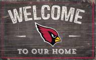 Arizona Cardinals 11" x 19" Welcome to Our Home Sign