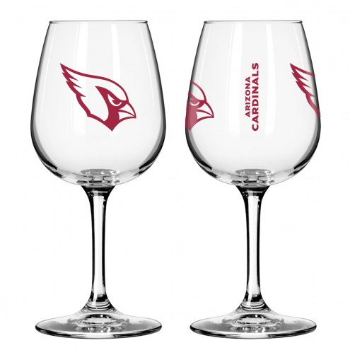 Arizona Cardinals 12 oz. Gameday Stemmed Wine Glass