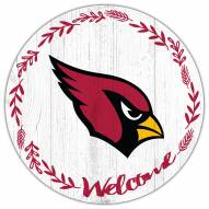 Arizona Cardinals 12" Welcome Circle Sign
