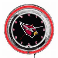 Arizona Cardinals 14" Neon Clock