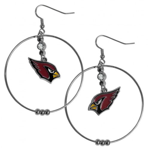 Arizona Cardinals 2&quot; Hoop Earrings