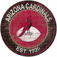 Arizona Cardinals 24" Heritage Logo Round Sign