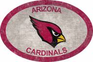 Arizona Cardinals 46" Team Color Oval Sign