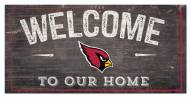 Arizona Cardinals 6" x 12" Welcome Sign