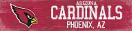 Arizona Cardinals 6" x 24" Team Name Sign