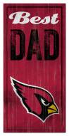 Arizona Cardinals Best Dad Sign