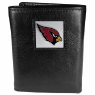 Arizona Cardinals Deluxe Leather Tri-fold Wallet in Gift Box