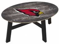 Arizona Cardinals Distressed Wood Coffee Table