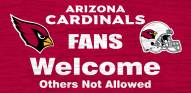 Arizona Cardinals Fans Welcome Wood Sign