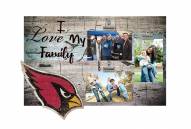 Arizona Cardinals I Love My Family Clip Frame