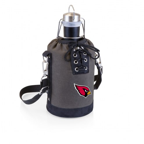 Arizona Cardinals Insulated Growler Tote with 64 oz. Stainless Steel Growler