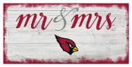 Arizona Cardinals Script Mr. & Mrs. Sign