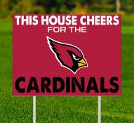 Arizona Cardinals This House Cheers for Yard Sign