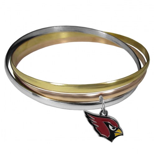 Arizona Cardinals Tri-color Bangle Bracelet