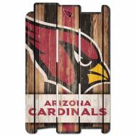 Arizona Cardinals Wood Fence Sign