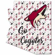 Arizona Coyotes 12" Floral State Sign