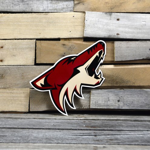 Arizona Coyotes 12&quot; Steel Logo Sign