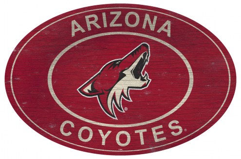 Arizona Coyotes 46&quot; Heritage Logo Oval Sign