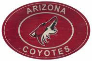 Arizona Coyotes 46" Heritage Logo Oval Sign