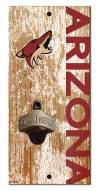 Arizona Coyotes 6" x 12" Distressed Bottle Opener
