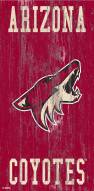 Arizona Coyotes 6" x 12" Heritage Logo Sign