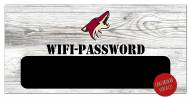 Arizona Coyotes 6" x 12" Wifi Password Sign