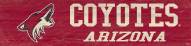 Arizona Coyotes 6" x 24" Team Name Sign
