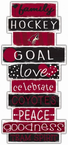 Arizona Coyotes Celebrations Stack Sign