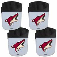 Arizona Coyotes Chip Clip Magnet with Bottle Opener - 4 Pack