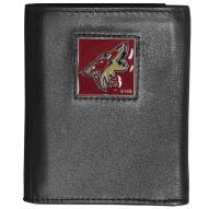 Arizona Coyotes Deluxe Leather Tri-fold Wallet