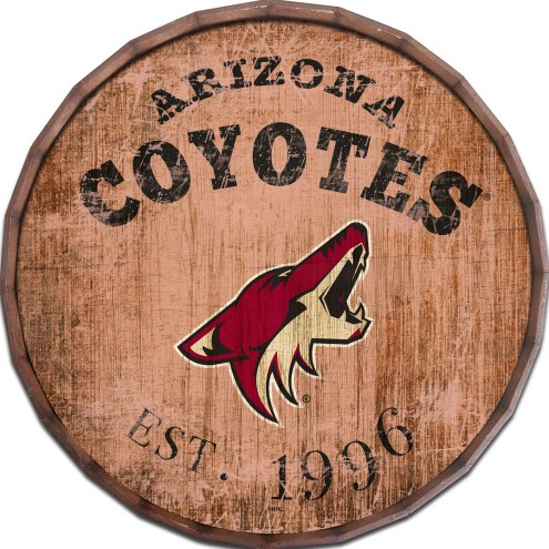 Arizona Coyotes Established Date 16&quot; Barrel Top