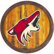 Arizona Coyotes "Faux" Barrel Top Sign