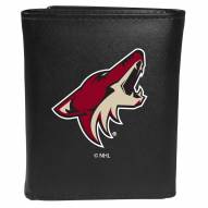 Arizona Coyotes Large Logo Leather Tri-fold Wallet