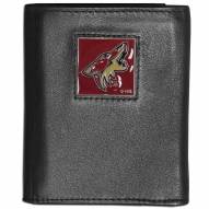 Arizona Coyotes Leather Tri-fold Wallet