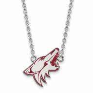 Arizona Coyotes Sterling Silver Large Pendant Necklace
