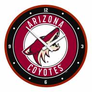 Arizona Coyotes Modern Disc Wall Clock